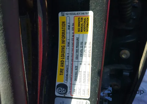 2014 Chevrolet Malibu 2Lt z USA, uszkodzony, nr VIN 1G11E5SL4EF246797